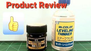 Mr Hobby Mr Finishing Surfacer and Mr Color Leveling Thinner Review How to (Video #74)