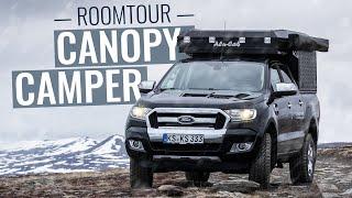 Alu-Cab Canopy Camper mit Shadow Awn Markise | ROOMTOUR