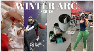 WINTER ARC Series| Fitness gym girl vlog, leg day workout, mobility stretching routine & roblox DTI