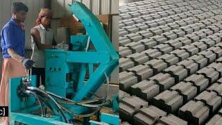 interlock bricks manufacturing interlock brick making||with meterial savings||Building Strong