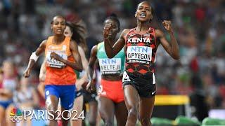 Distance legends Kipyegon and Hassan battle for epic 1500m World Title | NBC Sports