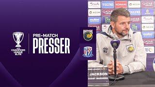 Mark Jackson and Brian Kaltak | Central Coast Mariners vs Shanghai Shenhua Official Press Conference