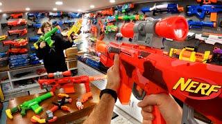 NERF FORTNITE GUNS! Heavy Sniper, Boom Bow, Silent SMG, Legendary SMG!