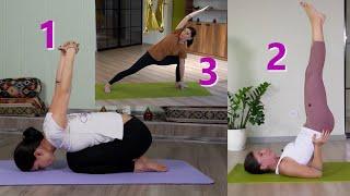 Yoga for Beginners at Home with Alina Anandee Healthy and Flexible Body 1-2-3 LEVELS. WITH SOUND!