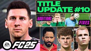 EA FC 25 NEWS | NEW CONFIRMED *BIGGEST* UPDATE - Real Faces, Additions & Fixes 