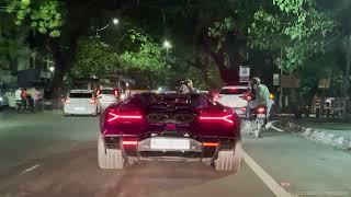 India's FIRST Lamborghini Revuelto in Chennai | Hybrid V12 Revs & more..