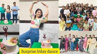 Emotional b'day Surprise dance by Students  | Team Priya | Dance Choreographer