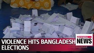 Bangladesh election marred by violence amid allegations of vote-rigging