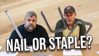 Should I Nail or Staple My Tongue and Groove Flooring?