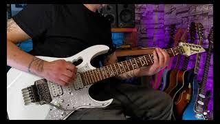 "Under a glass moon" Solo - Guitar cover by John Petrucci (Dream Theatre)