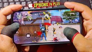 HANDCAM 1 VS 4  iPhone 14 Plus ️ Settings+Hud+Dpi  Free Fire Max