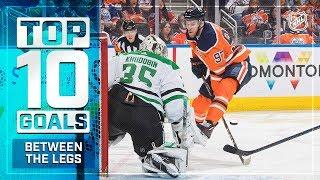 Top 10 Between the Legs Goals from the 2018-19 NHL Season