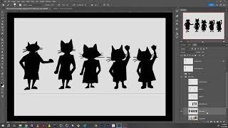 Character Design Turnaround Part II - Mood Board and Silhouettes (Photoshop)