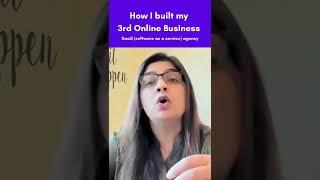 How I built my 3rd Online Business | Nosheen Khan | #shorts