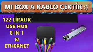 122 TL'YE ETHERNET PORTLU USB HUB 🫢 2. NESİL MI BOX'TA KABLOLU İNTERNET MÜMKÜN MÜ?