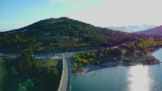 Embalse de Navacerrada, volando sin libertad previa.