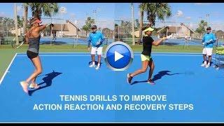 How to improve action reaction and recovery steps by Alvaro Bedoya & Tennis On Demand