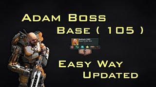 War Commander | Adam Boss Base ( 105 ) Easy Way Updated | 15 Dec 2019