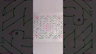 easy and simple rangoli #shorts#youtubeshorts# viralshorts#viralvideo#trending video#shortsfeed