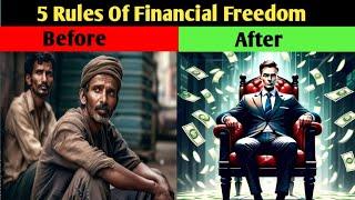 இந்த 5 Rules Follow பண்ணிங்கனா பணக்கார் ஆகலாம்/5 Rules Of Financial Freedom in Tamil.