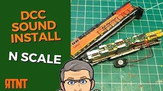 DCC Sound Decoder Installation N Scale