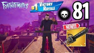 81 Elimination MICHAEL MYERS Solo vs Squads WINS Full Gameplay (FORTNITEMARES CHAPTER 5 SEASON 4)!