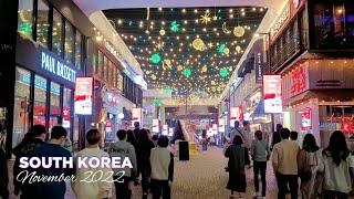 𝗦𝗢𝗨𝗧𝗛 𝗞𝗢𝗥𝗘𝗔 Incheon city Еvening walk down the Triple Street