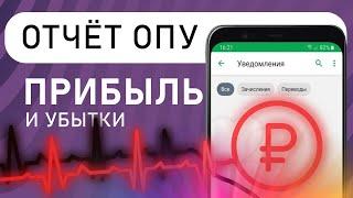 Отчет о прибылях и убытках : ОПУ. Анатолий Желудков