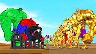 Rescue GOD HULK Family & SPIDERMAN, SUPERMAN, VENOM : Returning from the Dead SECRET - FUNNY