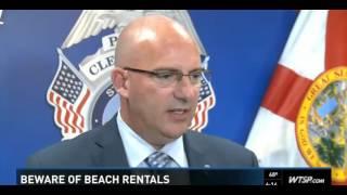 Clearwater police issue warning on vacation rentals