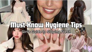 How to stay clean and smell good / hygiene tips for girls #hygiene #feminine #glowup