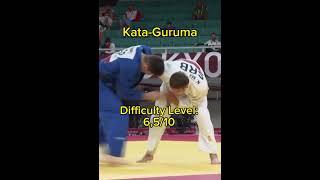 Most common Judo Throws in Competition! (with Difficulty Level)