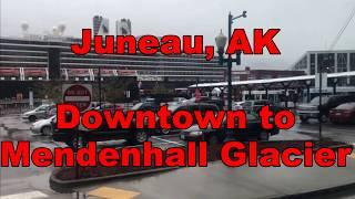 Juneau, AK - Downtown to Mendenhall Glacier Hwy 7 Video