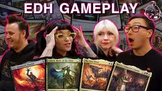 A TABLE FULL OF WURMS | Gix - Lathril - The First Sliver - Rocco | EDH Gameplay #2