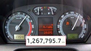 Skoda Fabia 1,9 TDI with 1 267 000 km - acceleration 0-200 km/h