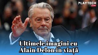 Ultimele imagini cu Alain Delon în viață. Detaliul care te va emoționa profund la regretatul actor