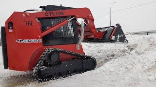 Гусеничный мини погрузчик QUADTRAC CTL105 ( KUBOTA ) www.quadtrac.ru