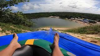 Descida insana de bote! Quem teria coragem?