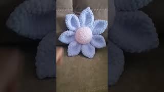 Декор для дома и детской комнаты - подушка Цветочек  #crochet #крючком #amigurumi #handmade