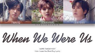 SUPER JUNIOR-K.R.Y. - When We Were Us (푸르게 빛나던 우리의 계절) [HAN|ROM|ENG Color Coded Lyrics]