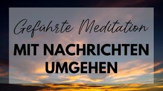 Geführte Meditation (50Min) Wie wir mit Nachrichten umgehen können | Dharma Vortrag mit Nicole Stern