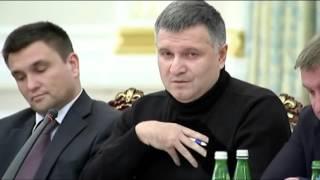 Аваков опубликовал видео скандала с Саакашвили на нацсовете