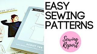 FAVORITE EASY SEWING PATTERNS FOR BEGINNERS | LIVE SHOW | SEWING REPORT