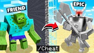 I Secretly CHEATED In a MINECRAFT MOB BATTLE Competition!!