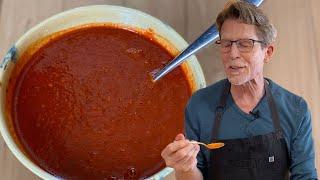 Bold Red Chile Salsa | Rick Bayless Taco Manual