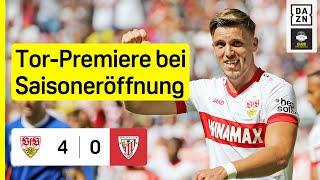 Traum-Solo & Sahne-Flanken bei gelungenem Heimspiel: VfB Stuttgart - Bilbao | Testspiel | DAZN