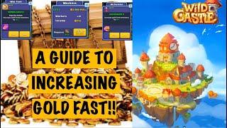 WILD CASTLE| 3D Offline| FASTEST WAY TO INCREASE GOLD| TIPS AND GUIDE|