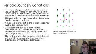 Molecular Simulations Part 1: Molecular Dynamics and Monte Carlo