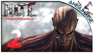 Attack on Titan Wings of Freedom  Прохождение на русском  #2 - Бронированный титан