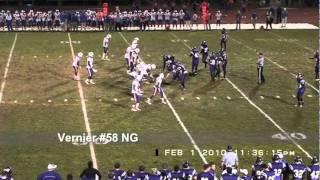 Brendan Vernier 2011 Football Game Film